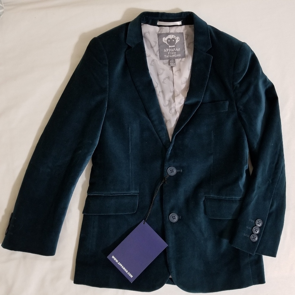 Appaman Fine Tailoring Velvet Mod Blazer